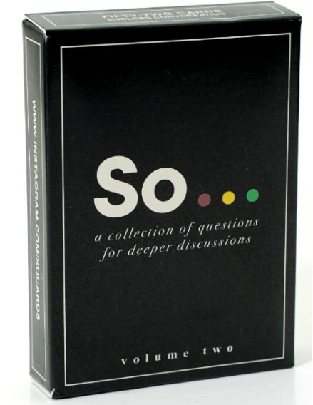 So - Deeper Discussions Card Games