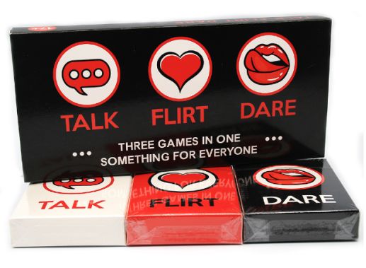 Talk, Flirt Or Dare Card Games