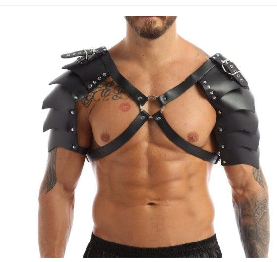 SM leather Armor Top