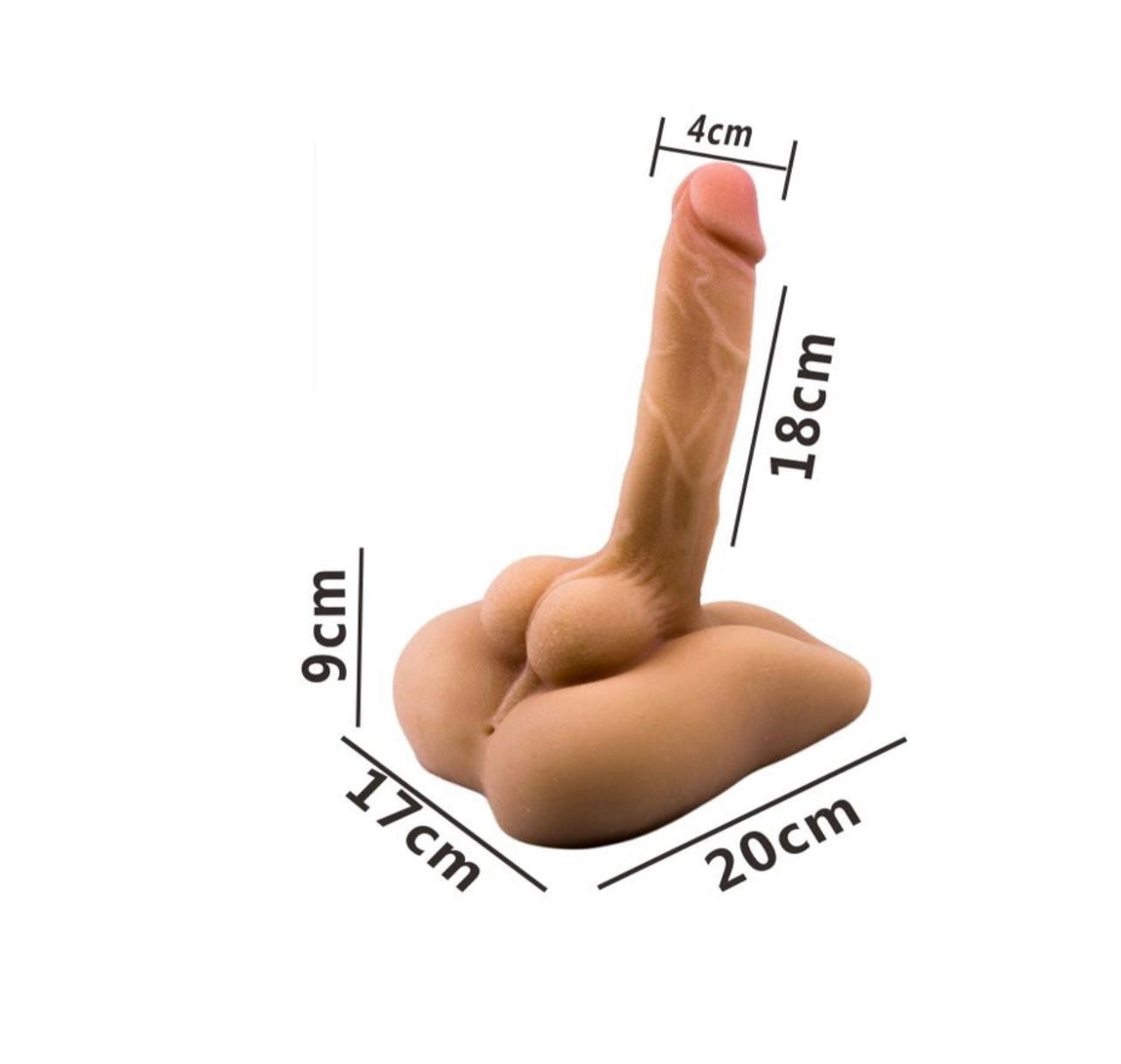 7inch Dildo Male Mannequin