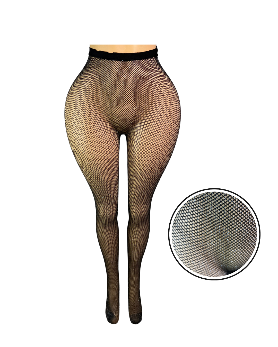 Fishnet Stockings with Glitter #002
