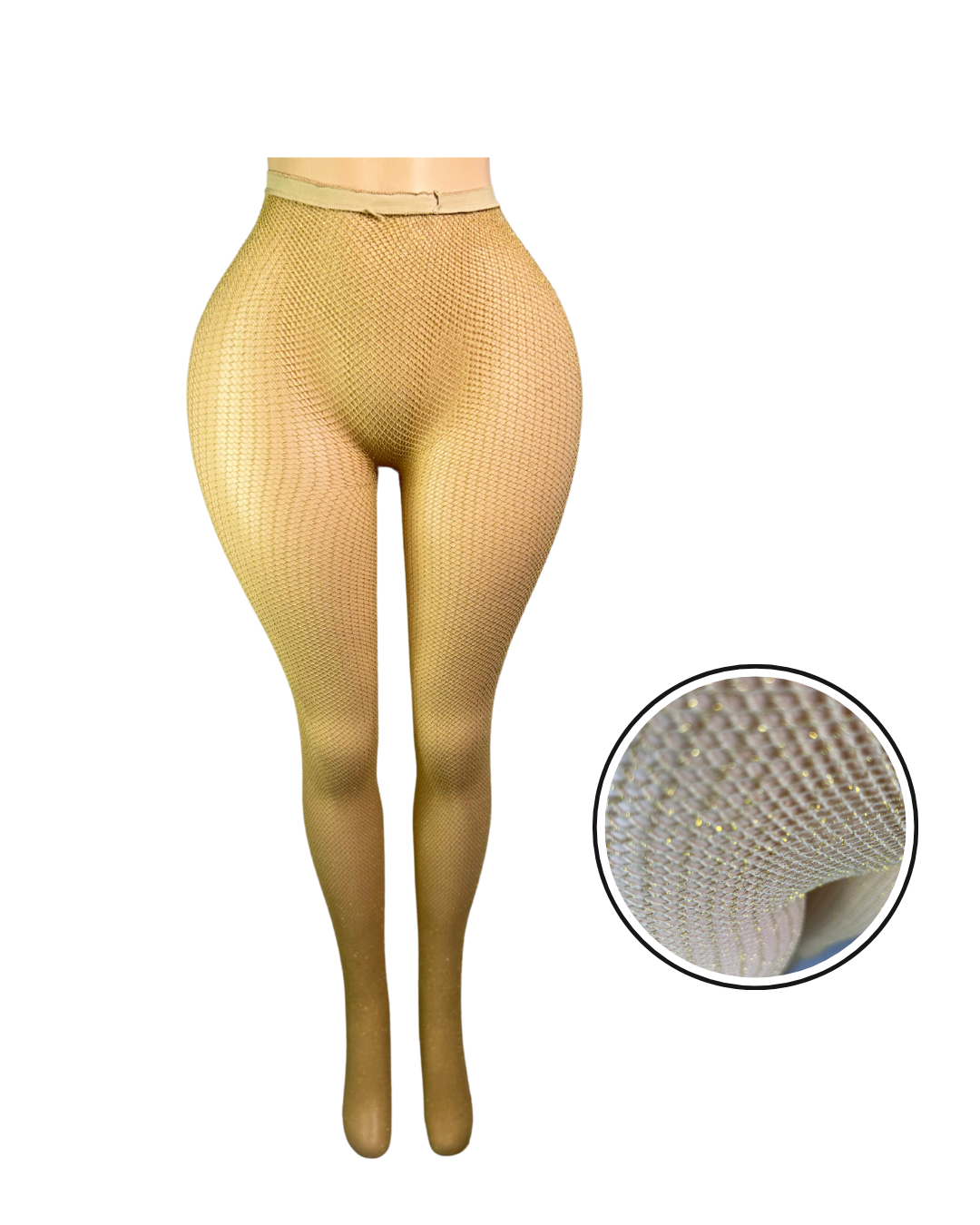 Fishnet Stockings with Glitter #002