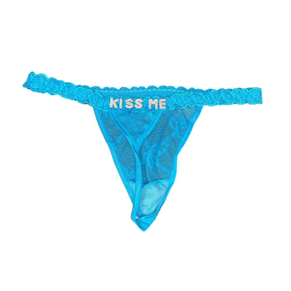 Seductive Custom Name Charm Thong Panty