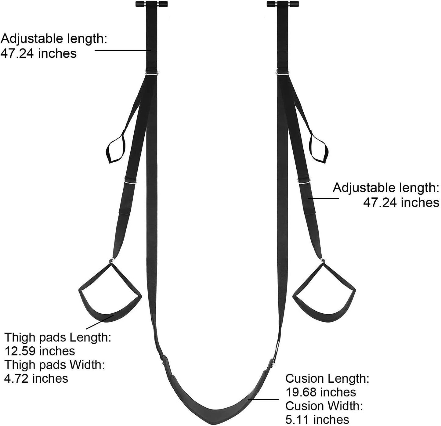 Columpio sexual para puerta - Eslinga de esclavitud para esclavo sexual 