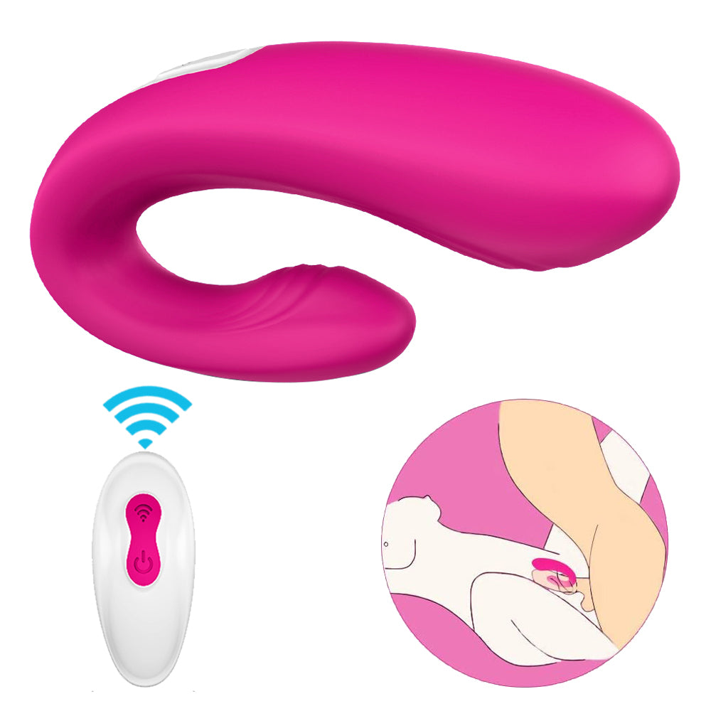 Vibrador para parejas con control remoto Estimulador anal del punto G del clítoris de 9 modos
